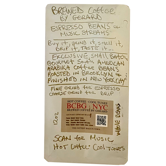 Coarse Ground Espresso Beans - White Bag